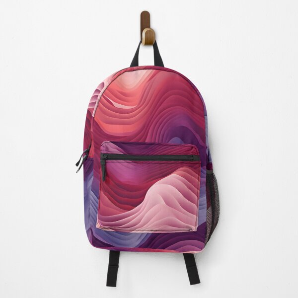 Item preview, Warm to Cool: Abstract Wave Spectrum designed and sold by VectorPlace.