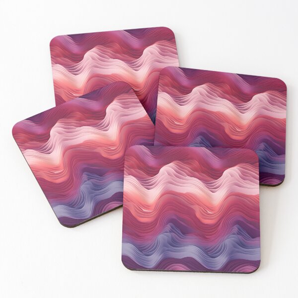 Item preview, Warm to Cool: Abstract Wave Spectrum designed and sold by VectorPlace.