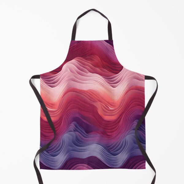 Item preview, Warm to Cool: Abstract Wave Spectrum designed and sold by VectorPlace.