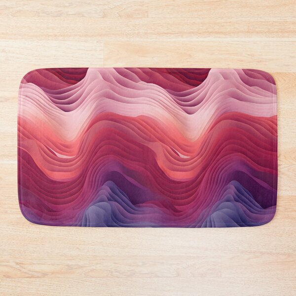 Item preview, Warm to Cool: Abstract Wave Spectrum designed and sold by VectorPlace.
