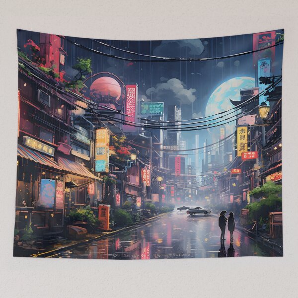 Item preview, Neon Tokyo Alleys designed and sold by FTS-Studio.