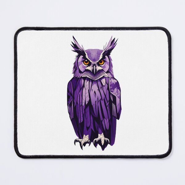 Item preview, Cool Abstract purple owl art designed and sold by KorArtStudio.