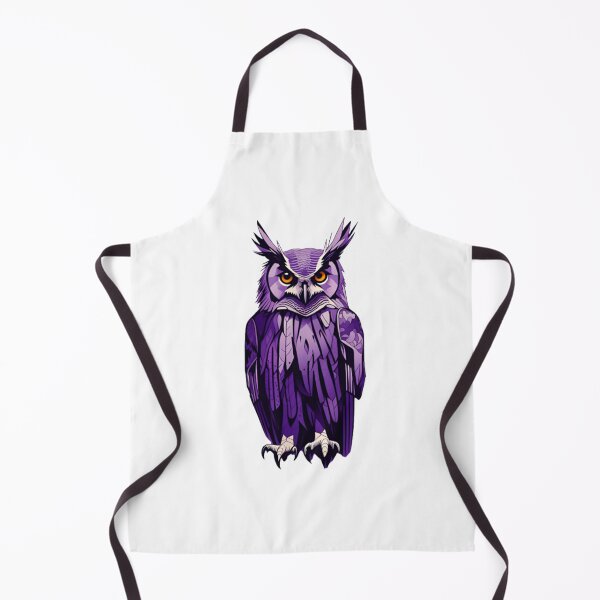 Item preview, Cool Abstract purple owl art designed and sold by KorArtStudio.