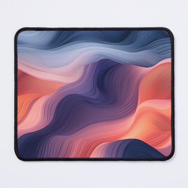 Item preview, Sunset Hues in Oceanic Curves Abstract designed and sold by VectorPlace.