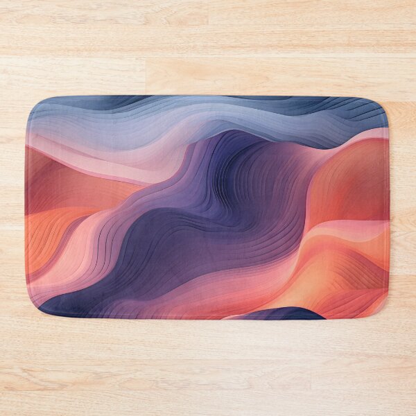 Item preview, Sunset Hues in Oceanic Curves Abstract designed and sold by VectorPlace.