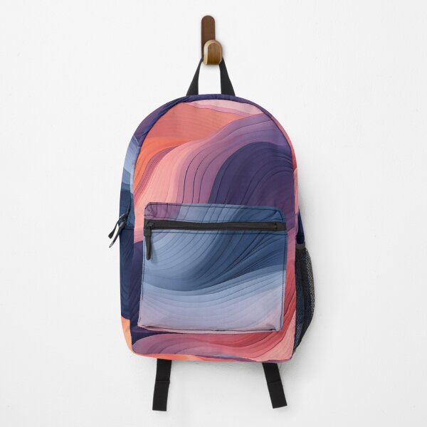 Item preview, Sunset Hues in Oceanic Curves Abstract designed and sold by VectorPlace.
