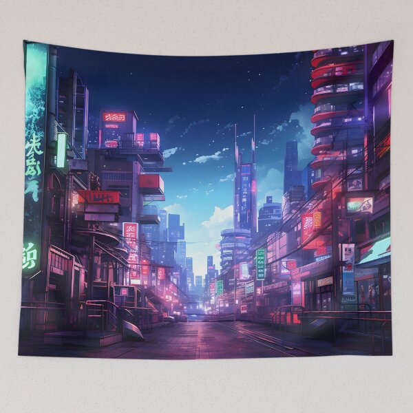 Item preview, Neon Tokyo Alleys designed and sold by FTS-Studio.