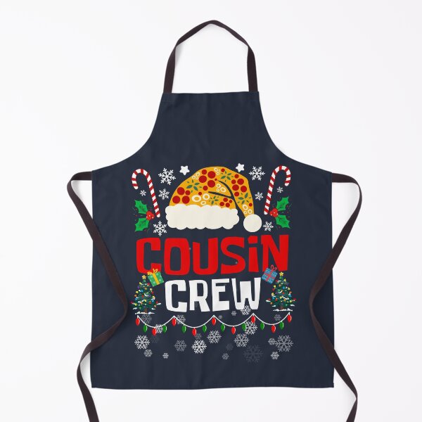 Item preview, Cousin Crew Santa Pizza Hat Family Group Matching Pajamas Party Christmas Squad designed and sold by LittleZea.