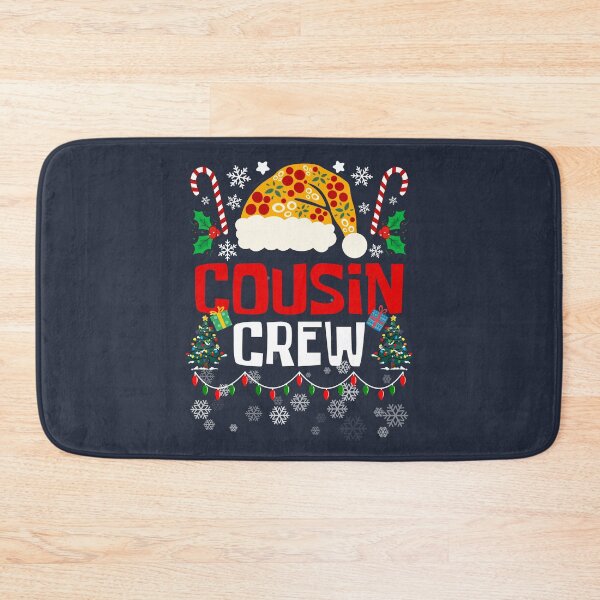 Artikelvorschau, Cousin Crew Santa Pizza Hat Family Group Matching Pyjamas Party Christmas Squad entworfen und verkauft von LittleZea.