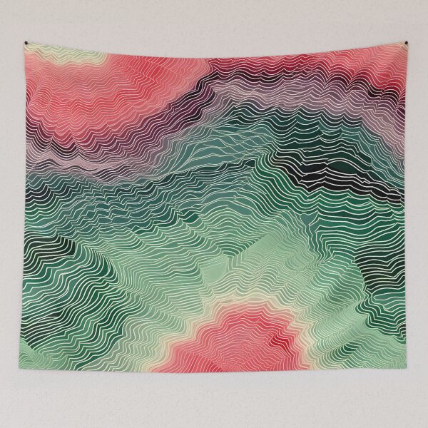 Item preview, Abstract Topography: Blossom to Verdure designed and sold by VectorPlace.