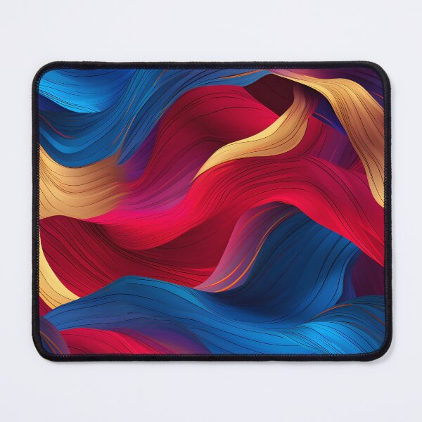 Item preview, Vivid Silk Waves: An Abstract Fusion designed and sold by VectorPlace.