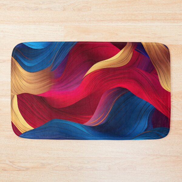 Item preview, Vivid Silk Waves: An Abstract Fusion designed and sold by VectorPlace.