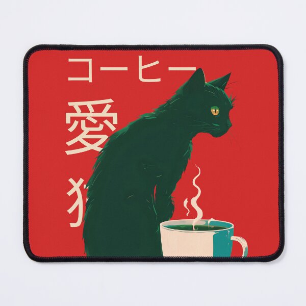 Item preview, cats and coffee winter arc designed and sold by Catophile.
