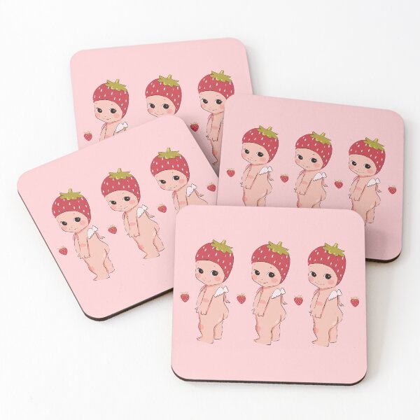 Item preview, Three Strawberry Cherubs |  Strawberry Angel Inspired Trinket designed and sold by StudioKitti.