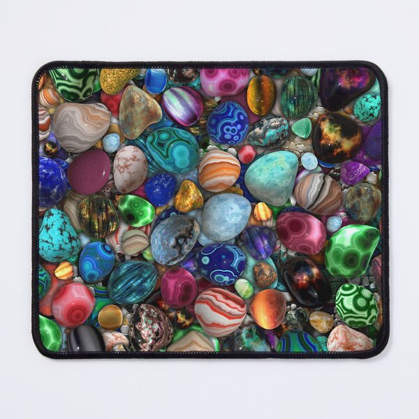 Item preview, Colorful Polished Stones designed and sold by k9printart.