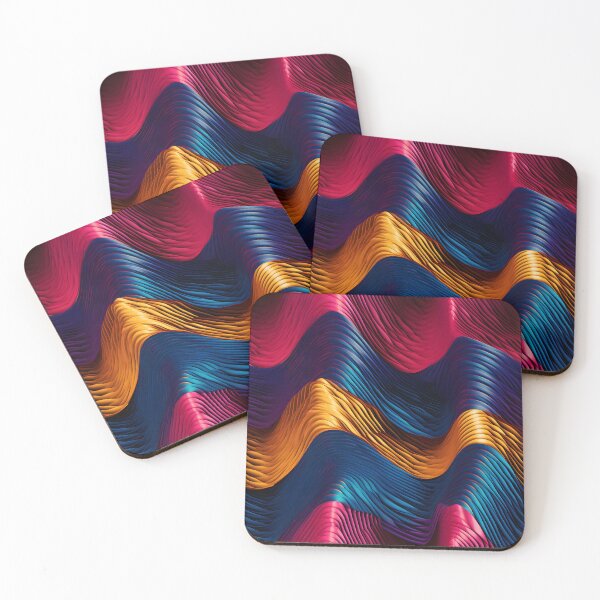 Item preview, Electric Ribbons: Neon Wave Abstraction designed and sold by VectorPlace.