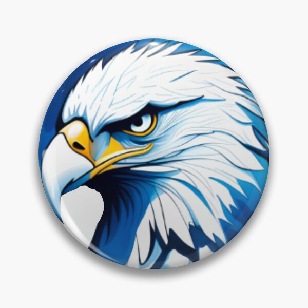 Item preview, Cool Abstract blue eagle art designed and sold by KorArtStudio.