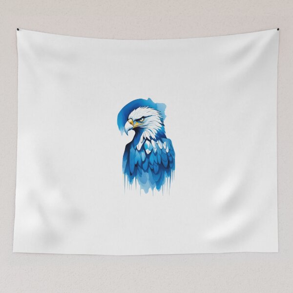 Item preview, Cool Abstract blue eagle art designed and sold by KorArtStudio.