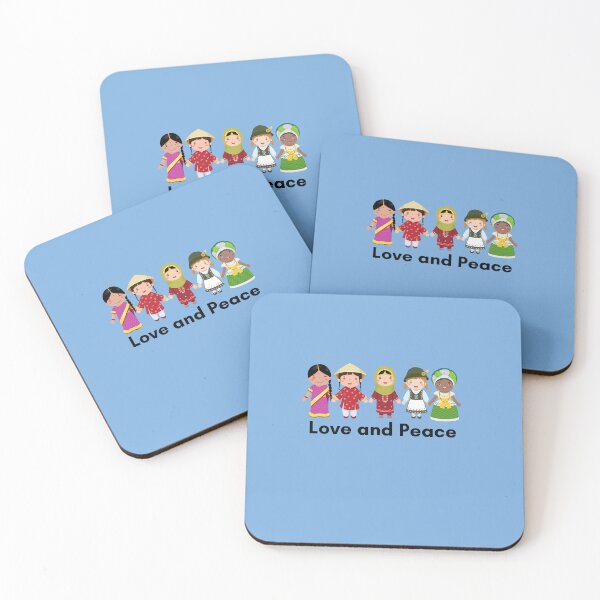 Item preview, Love and Peace with words designed and sold by msliewdesign.