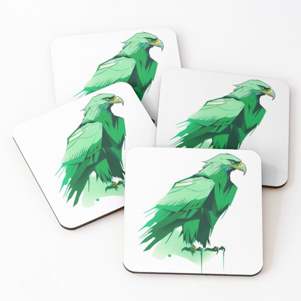 Item preview, Green Eagle art designed and sold by KorArtStudio.