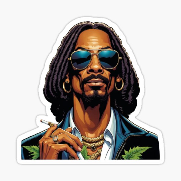 Snoop Dogg Art Stickers for Sale | Free US Shipping | Redbubble
