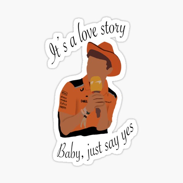 Item preview, Lando Norris it's a love story designed and sold by emilie-pbl.