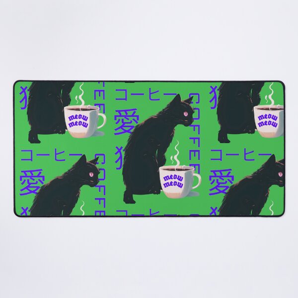 Item preview, cat and coffee winter arc designed and sold by Catophile.
