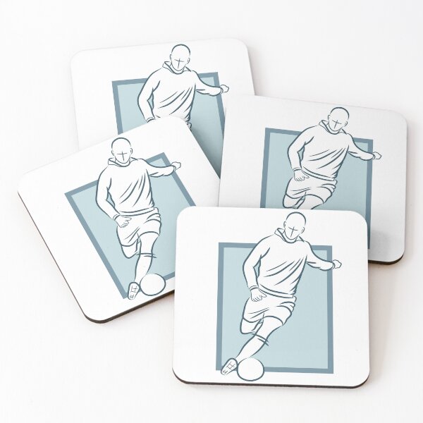 Item preview, Line Art Drawing of Soccer Player designed and sold by CJansuebsri.