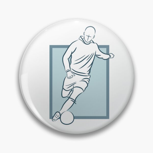 Item preview, Line Art Drawing of Soccer Player designed and sold by CJansuebsri.