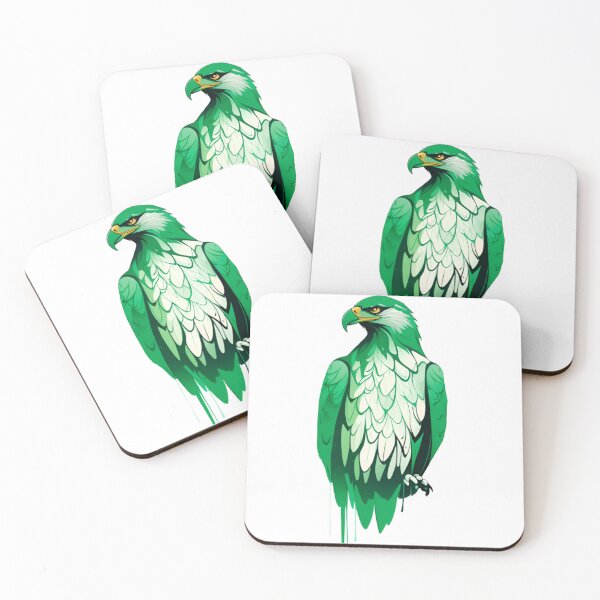 Item preview, Abstract green eagle art designed and sold by KorArtStudio.