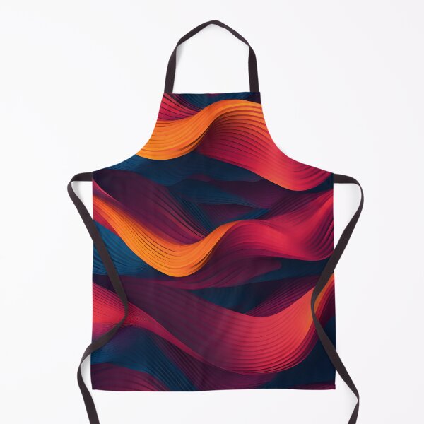 Item preview, Fiery Flow: Ribbons of Heat Abstract designed and sold by VectorPlace.