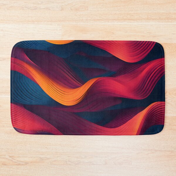 Item preview, Fiery Flow: Ribbons of Heat Abstract designed and sold by VectorPlace.