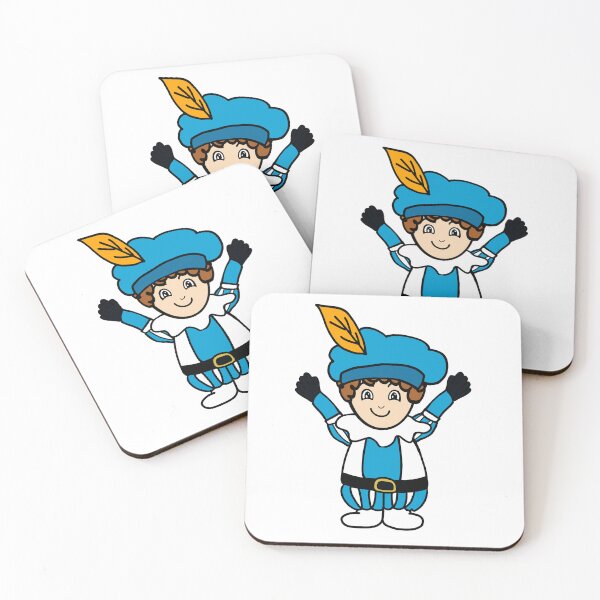 Item preview, Blij Pietje Sinterklaas blauw wit designed and sold by Krissys-Art.
