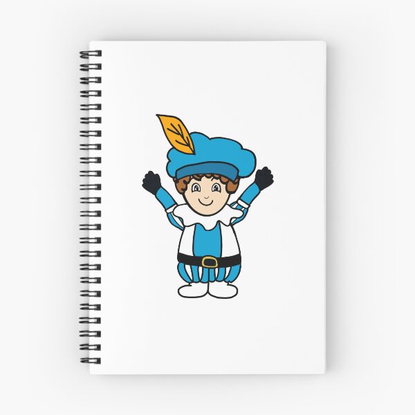 Item preview, Blij Pietje Sinterklaas blauw wit designed and sold by Krissys-Art.