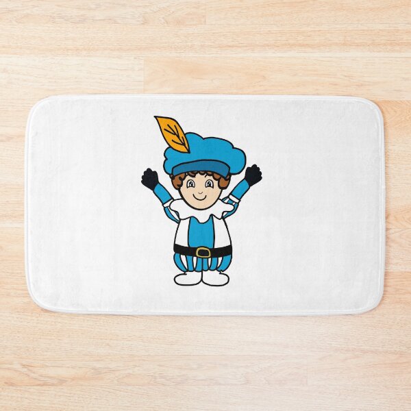Item preview, Blij Pietje Sinterklaas blauw wit designed and sold by Krissys-Art.