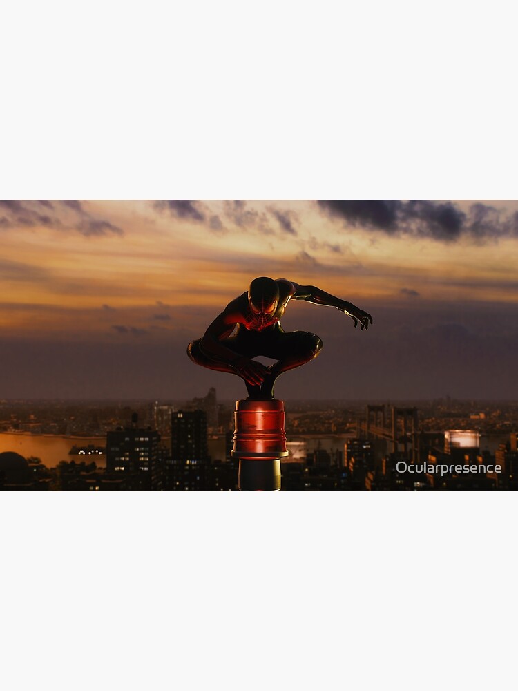 "Miles Morales City Pose" Postcard for Sale by Ocularpresence Redbubble