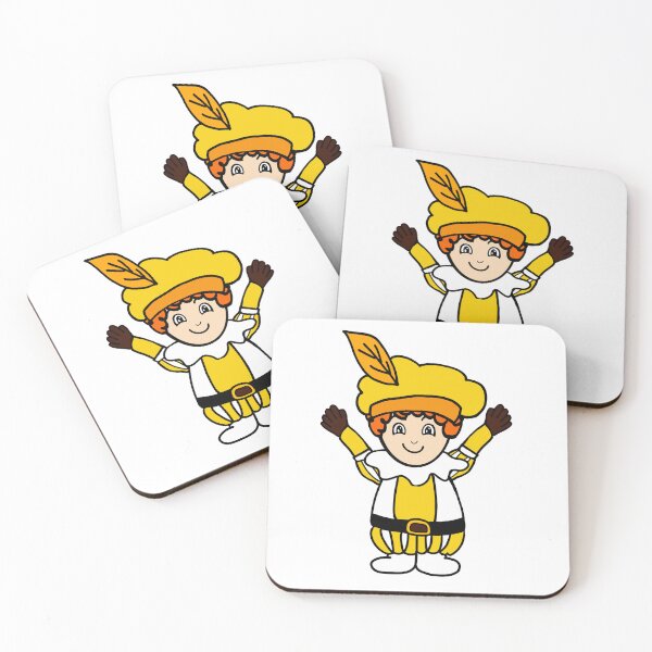 Item preview, Blij Pietje Sinterklaas geel oranje designed and sold by Krissys-Art.