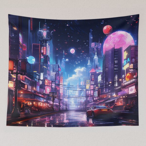 Item preview, Neon Tokyo Alleys designed and sold by FTS-Studio.
