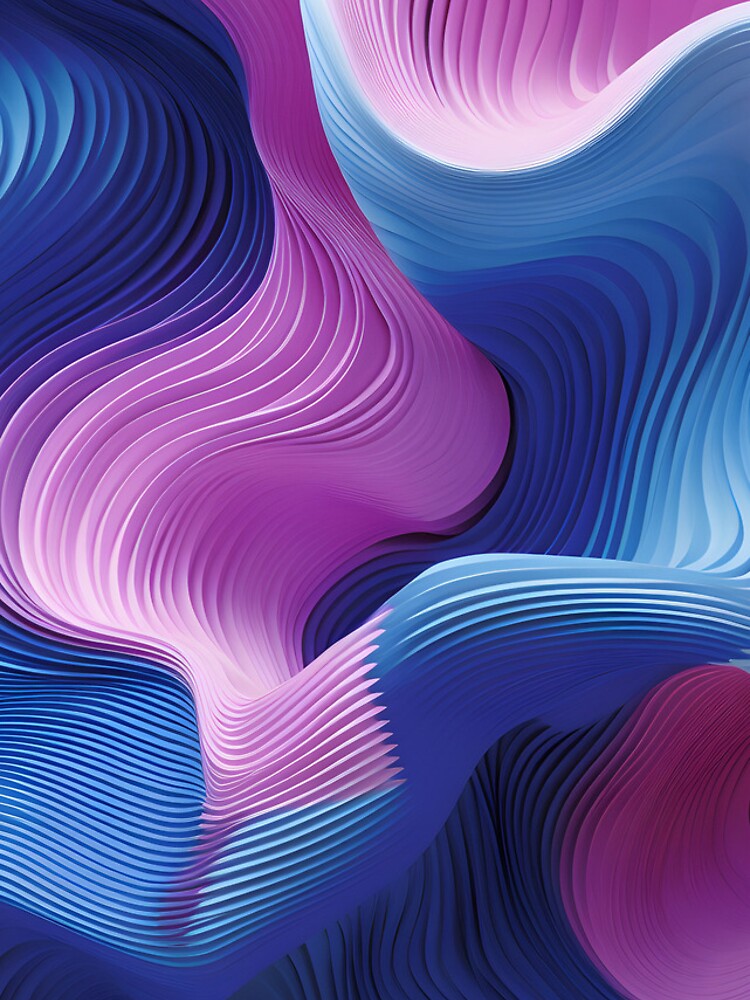 Thumbnail 4 of 4, iPhone Case, Abstract Rhythms: Magenta Meets Azure designed and sold by VectorPlace.