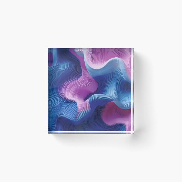 Item preview, Abstract Rhythms: Magenta Meets Azure designed and sold by VectorPlace.