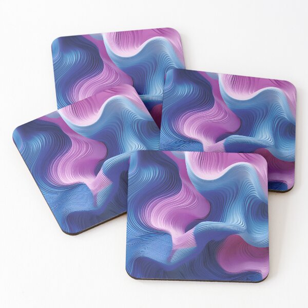 Item preview, Abstract Rhythms: Magenta Meets Azure designed and sold by VectorPlace.
