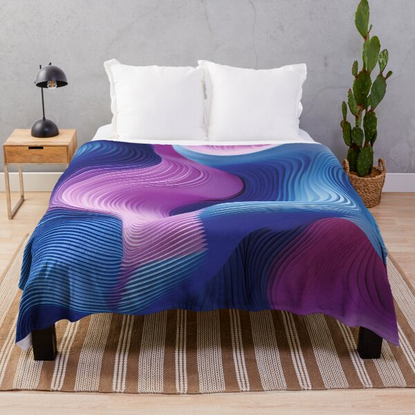 Item preview, Abstract Rhythms: Magenta Meets Azure designed and sold by VectorPlace.