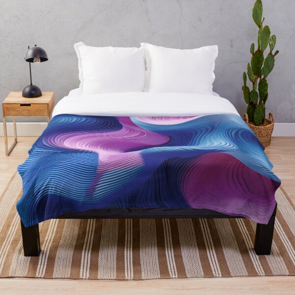 Item preview, Abstract Rhythms: Magenta Meets Azure designed and sold by VectorPlace.