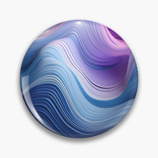 Item preview, Ondas espectrales: tonos lavanda y mareas azules designed and sold by VectorPlace.