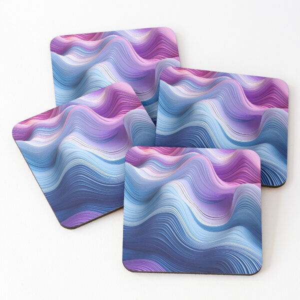 Item preview, Spectral Waves: Lavender Hues and Azure Tides designed and sold by VectorPlace.