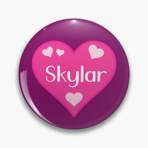 Item preview, Skylar Name Pink Heart  designed and sold by Jeallan Designs.