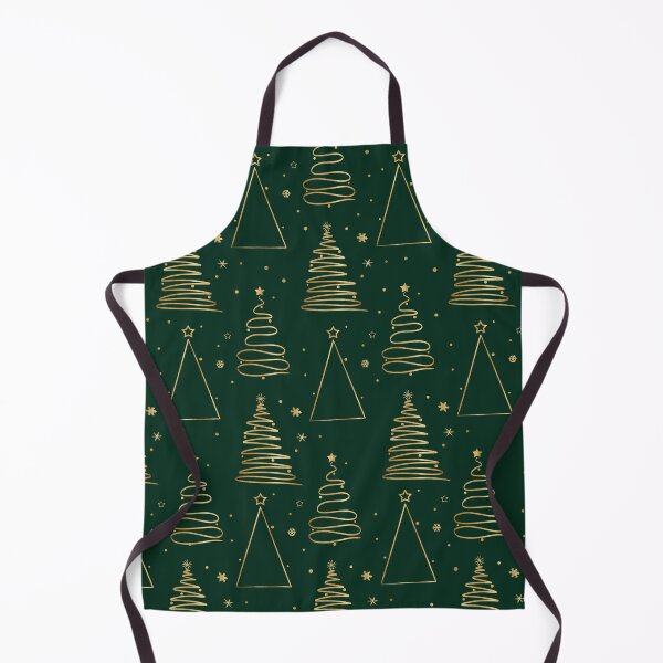 Item preview, Minimal Green Gold Christmas Tree designed and sold by NdesignTrend.