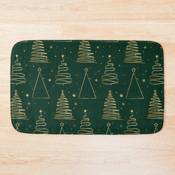 Item preview, Minimal Green Gold Christmas Tree designed and sold by NdesignTrend.