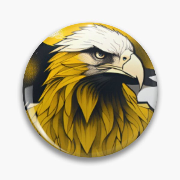 Item preview, Abstract yellow eagle art designed and sold by KorArtStudio.