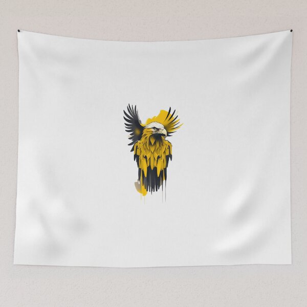 Item preview, Abstract yellow eagle art designed and sold by KorArtStudio.